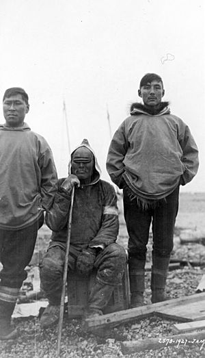 Ike Bolt, oldest hunter and resident of Forsyth Bay, Northwest Territories (now Nunavut) - Ike Bolt, chasseur le plus âgé et résident le plus ancien de la Baie de Forsyth (Territoires du Nord-Ouest) (maintenant Nunavut)