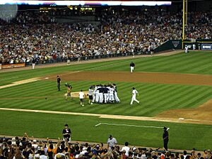 JVerlander Nohit celebration at Comerica Park