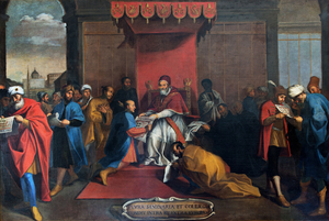 Japanese Tensho Embassy with Pope Gregory XIII 1585