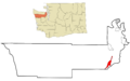 Jefferson County Washington Incorporated and Unincorporated areas Brinnon Highlighted