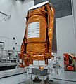 Kepler in Astrotech's Hazardous Processing Facility (KSC-2009-1645)