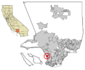 LA County Incorporated Areas Manhattan Beach highlighted
