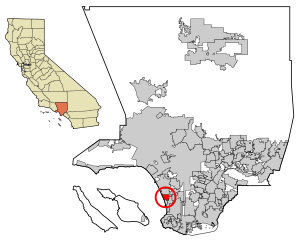 LA County Incorporated Areas Manhattan Beach highlighted