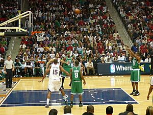 Leon Powe Free Throw