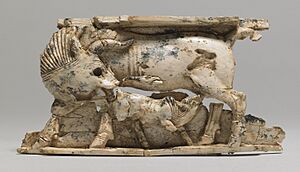 Levantine - Inlay Cow Suckling a Calf - Walters 711170