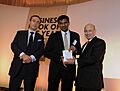 Lionel Barber, Raghuram Rajan and Lloyd Blankfein