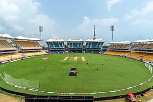 M.A.Chidambaram Stadium before IND vs AUS 3rd ODI 2023
