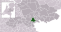 Map - NL - Municipality code 1705 (2009)