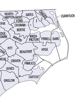 Albemarle-Pamlico Peninsula is the largest peninsula on the North Carolina seacoast (right) and includes 5 counties.