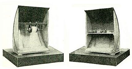 Marconi parabolic xmtr and rcvr 1895