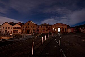 Mare Island Shipyard at Night 1