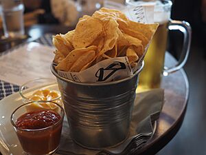 Nachos at restaurant Solmu