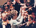 Nancy Reagan directs the National Symphony