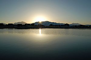 Oquirrh Lake at sunrise