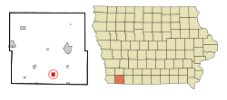 Location of College Springs, Iowa