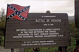 Picacho-Battle of Picacho Marker