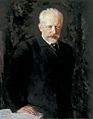 Porträt des Komponisten Pjotr I. Tschaikowski (1840-1893)