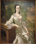 Portrait of Mary Faneuil Bethune, Joseph Blackburn, 1755 - Museum of Fine Arts, Springfield, MA - DSC03954