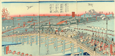 Procession-of-Minamoto-no-Yoritomo-visits-Kyoto-1190-Utagawa-Sadahide
