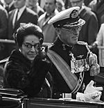 Queen Ratna and prince Bernhard 1967