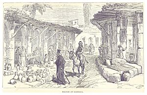 STEVENSON(1880) p046 BAZAAR AT LARNACA