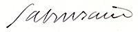 Sabouraud signature