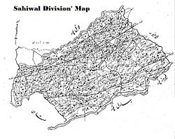 Sahiwal Division map