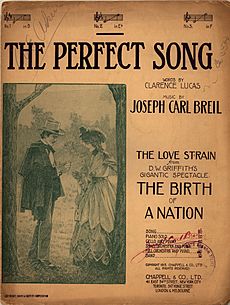 Sheet music for "The Perfect Song" from The Birth of a Nation