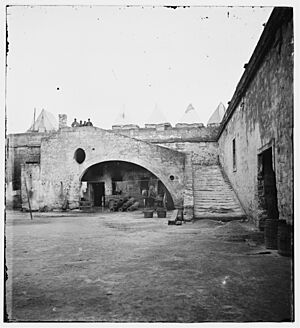 St. Augustine, Florida. Interior view of Fort Marion LOC cwpb.03322