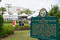 St. Augustine Ampitheatre with sign, St. Augustine, Florida, U.S
