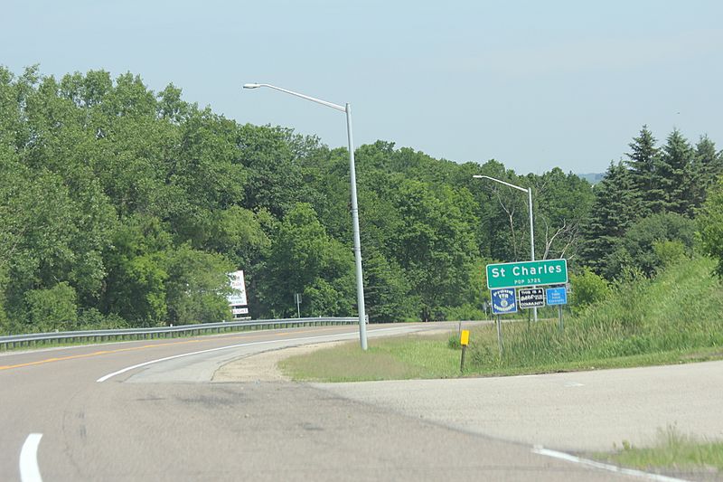 St. Charles MN sign