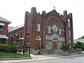St. Philip Neri Church in Indianapolis, church front