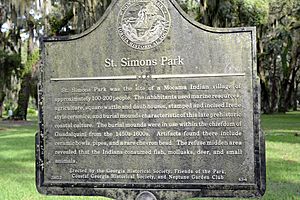 St Simons Park marker, St. Simons, GA, US