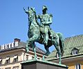 Statue of Charles XIV John at Slussplan, Stockholm