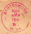 Stotesbury 2 WV postmark