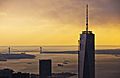 Sunset in New York City at 1 WTC