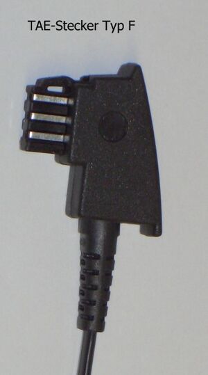 TAE-Stecker-F
