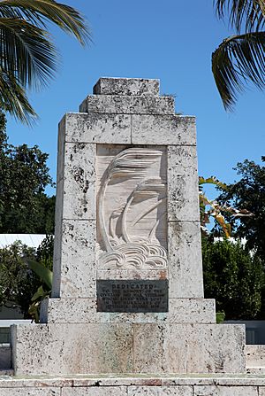 The Florida Keys Memorial, view of monument 4856