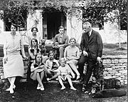 The Mitford family in 1928