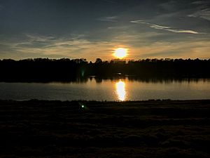 The Sunset And Tatton Park