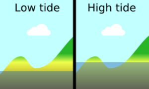 Tidal island diagram