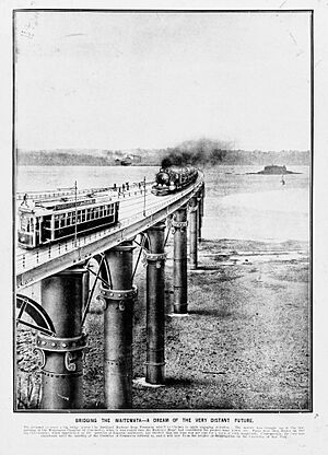 Waitemata Harbour Bridge concept from 1911