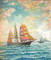 Waiting for the Pilot (Off The Farralon Islands), by William A. Coulter