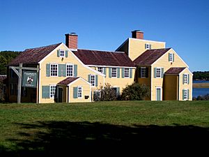 Wentworth-Coolidge Mansion, Portsmouth, New Hampshire, USA, southwest view