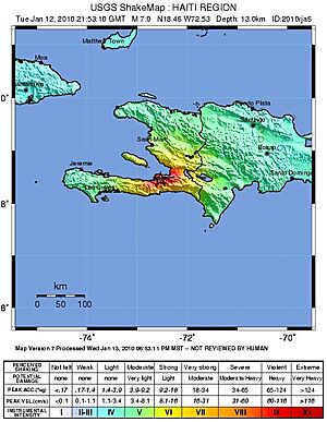 2010 haiti shake map