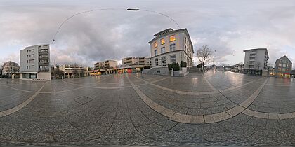 Adliswil Hauptplatz panosphere 20200205