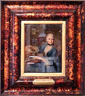 Anonimo, ritratto della compositrice e clavicembalista maria teresa agnesi