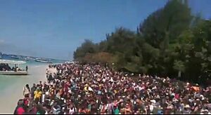 August 2018 Lombok Earthquake Gili Trawangan evacuation