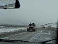 August snow storm on Dalton Highway