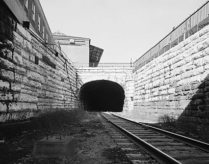 Baltimore & Ohio Railroad, Howard Street Tunnel, 1300 Mount Royal Avenue (Baltimore, Maryland).jpg